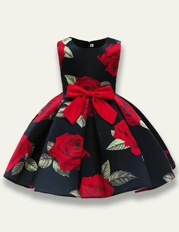 Rose PrintedParty Dress - Mini Taylor